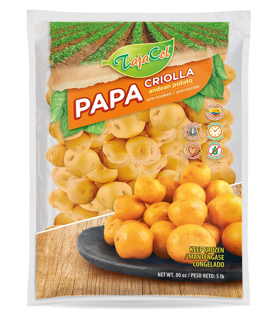Tajacol Andean potato – ready-to-cook foodservice product.