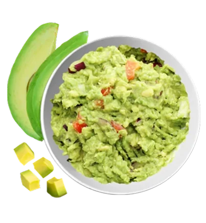 Tajacol frozen Hass avocado – ready-to-use avocado chunks for foodservice and retail.